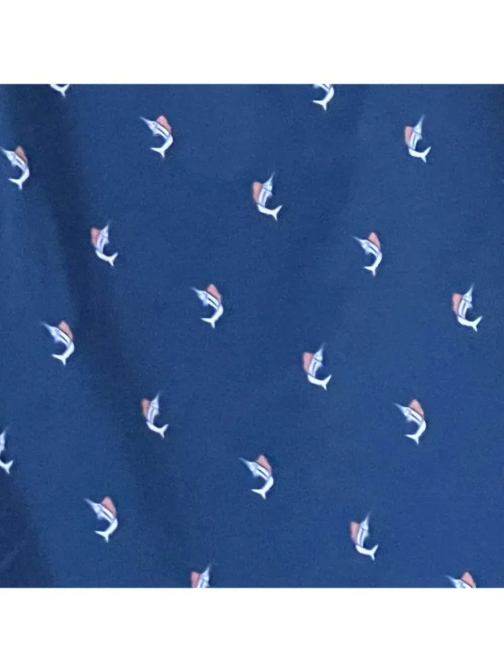 Bonobos Marlin Print Swim Trunks Small Blue UPF 50 Quick Dry 7in Mesh Lined NWT